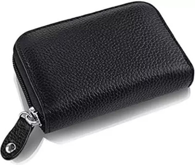 GREEN DRAGONFLY® PU Leather Wallet, Debit/ Credit Card Holder For Men Women 7 Card Holder(Set of 1, Black, Khaki)