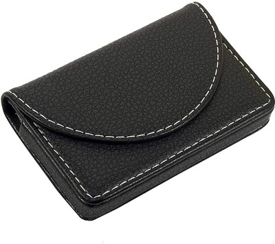 PEACORA 8 Card Holder(Set of 1, Black)