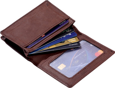 DUO DUFFEL 10 Card Holder(Set of 1, Brown)