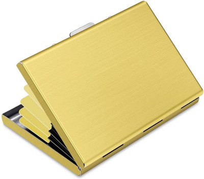 UJJi 6 Card Holder(Set of 1, Gold)