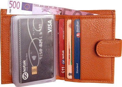 Wingers 15 Card Holder(Set of 1, Tan)