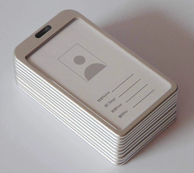 MAHADEVSHOP 1 Card Holder(Set of 1, Silver)