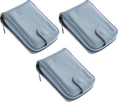 KUBER INDUSTRIES 10 Card Holder(Set of 3, Blue)