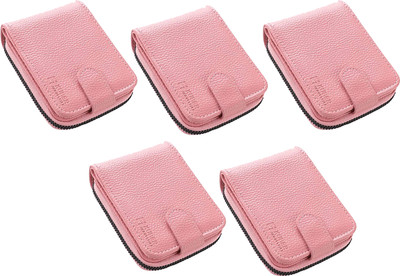 KUBER INDUSTRIES 12 Card Holder(Set of 5, Pink)