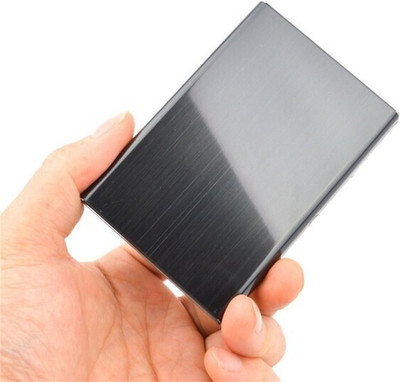 zaphod RFID Blocking Aluminium ATM/Credit/Debit For Men & Women Slots 6 Card Holder(Set of 1, Black)