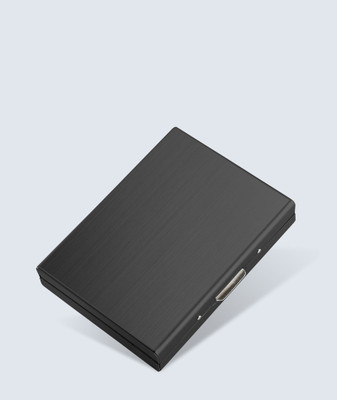 xelcis RFID Blocking Aluminium ATM/Credit/Debit For Men & Women Slots 6 Card Holder(Set of 1, Black)