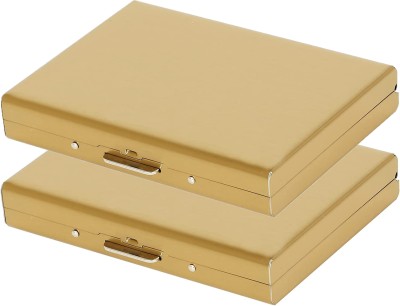 Encelade 8 Card Holder(Set of 2, Gold)