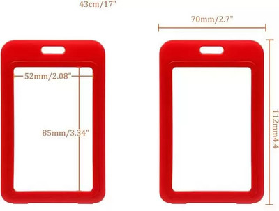 US CREATIONS Red 1 pc 1 Card Holder(Set of 1, Red)