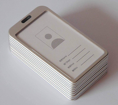 MAHADEVSHOP 1 Card Holder(Set of 1, Silver)