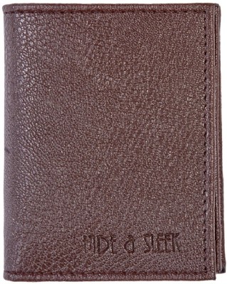 HIDE & SLEEK Card Holder 6 Card Holder(Set of 1, Brown)