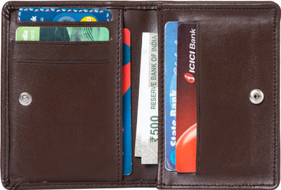 HIDEFLIX 6 Card Holder(Set of 1, Brown)