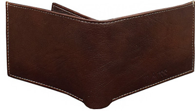 MATSS Genuine Brown Leather Wallets for Men and Women mini Purse 7 Card Holder(Set of 1, Brown)