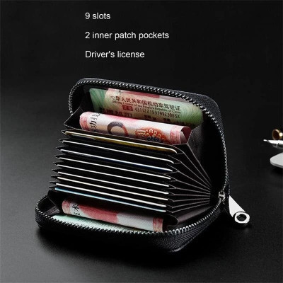 deadlook 1055 black 15 Card Holder(Set of 1, Black)