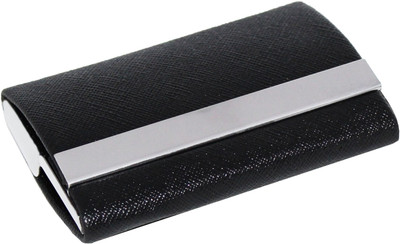 OFIXO Stylish Executive Credit/Debit/ATM/ID/Visiting Super Wallet For Men & Women 6 Card Holder(Set of 1, Black)