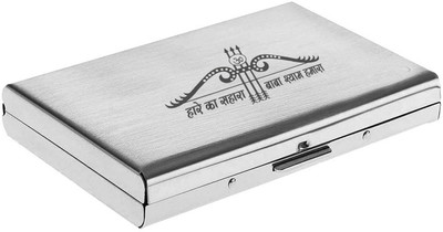 UJJi 6 Card Holder(Set of 1, Silver)
