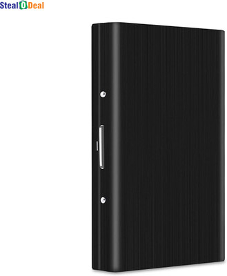 StealODeal RFID Blocking Premium Credit/Debit/ATM Slot 8 Card Holder(Set of 1, Black)