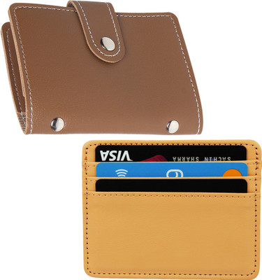 StealODeal 24 Card Holder(Set of 2, Brown, Beige)