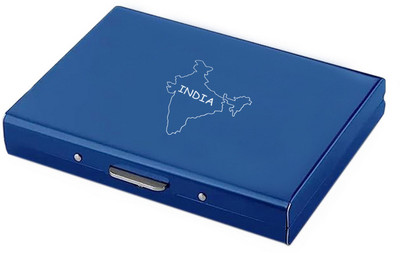 UJJi 6 Card Holder(Set of 1, Blue)