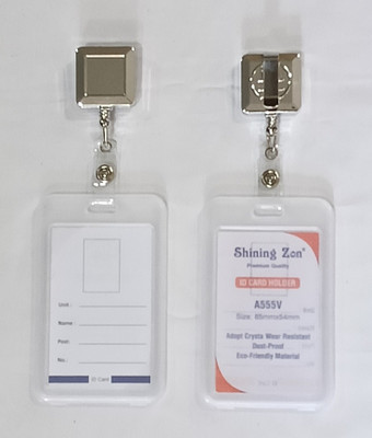 SHINING ZONN 1 Card Holder(Set of 1, White)