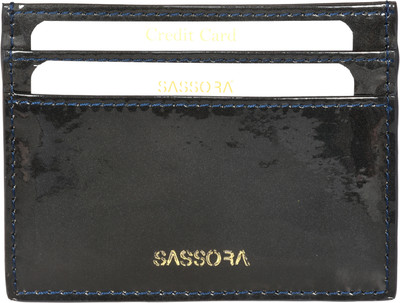 Sassora 2023 4 Card Holder(Set of 1, Blue)