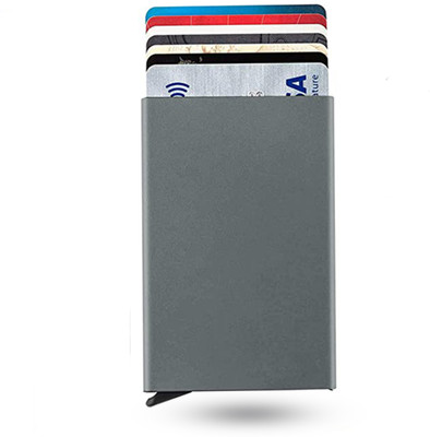 StealODeal Slim Aluminium Pop Up Debit & Credit 6 Card Holder(Set of 1, Black)