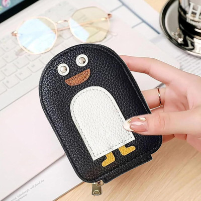 DRAZO Men & Women Black Artificial Leather Card Holder(10 Card Slots)