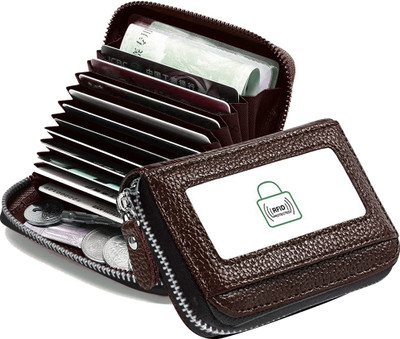 GREEN DRAGONFLY® 10 Card Holder(Set of 1, Brown)