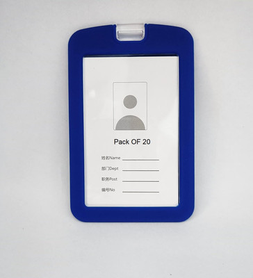 SHINING ZON 1 Card Holder(Set of 20, Blue)