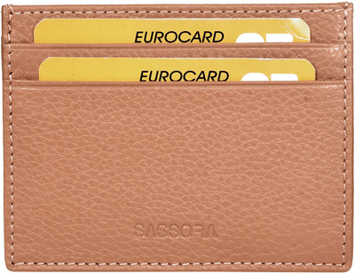 Sassora 2023 4 Card Holder(Set of 1, Beige)