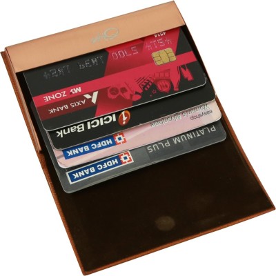 Kan 6 Card Holder(Set of 1, Tan)