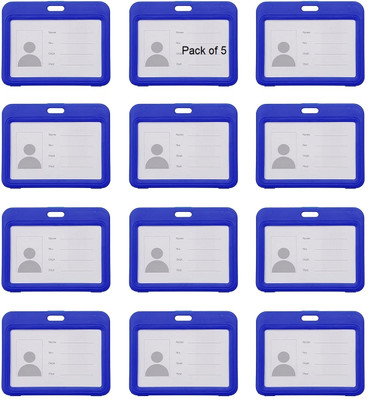 SHINING ZON 1 Card Holder(Set of 5, Blue)