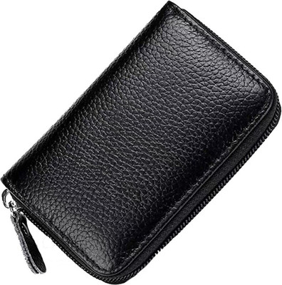 Encelade 15 Card Holder(Set of 1, Black)