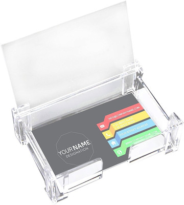 topmost 40 Card Holder(Set of 1, White)