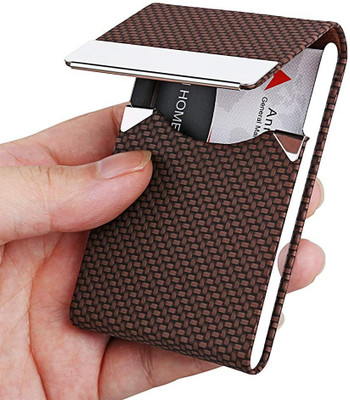 gustave 15 Card Holder(Set of 1, Brown)