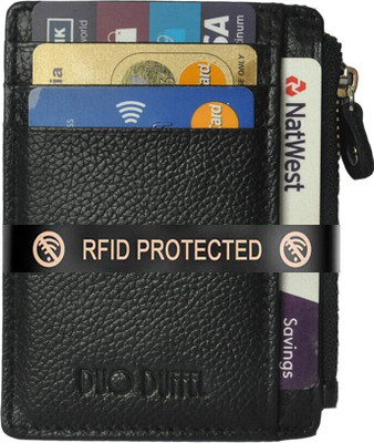 DUO DUFFEL Card Holder 8 Card Holder(Set of 1, Black)