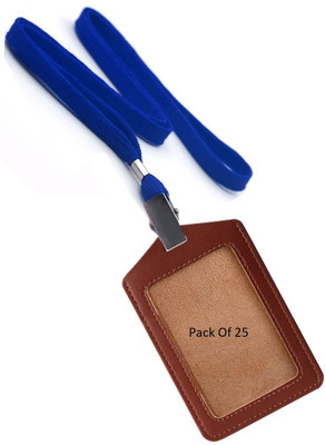SHINING ZON 1 Card Holder(Set of 25, Brown)