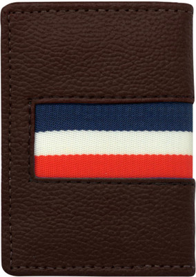GREEN DRAGONFLY® PU Leather Debit/Credit/ATM Slots Business ID Credit Card Holder for Women Men 15 Card Holder(Set of 1, Brown)