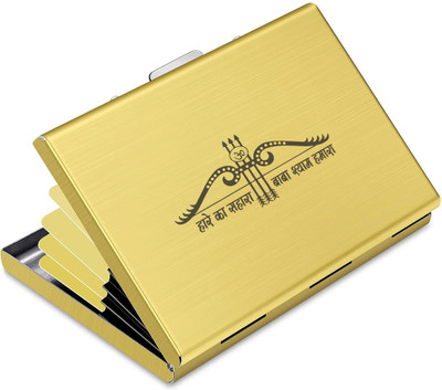 UJJi 6 Card Holder(Set of 1, Gold)