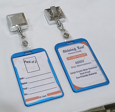 SHINING ZON 1 Card Holder(Set of 2, Blue)