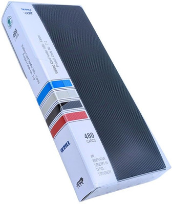 GPN PRINT Business Card Holder, Visiting, Credit, Debit, Business, ID Card Holder 480 Card Holder(Set of 1, Black)
