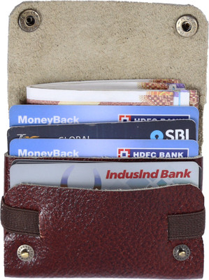 Style 98 7 Card Holder(Set of 1, Brown)