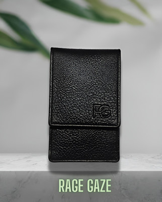 RAGE GAZE 6 Card Holder(Set of 1, Black)