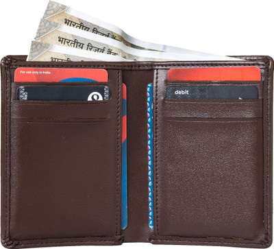 HIDEFLIX BRN (6 CARD SOT) 6 Card Holder(Set of 1, Brown)