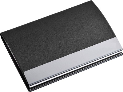 Encelade 6 Card Holder(Set of 1, Silver, Black)