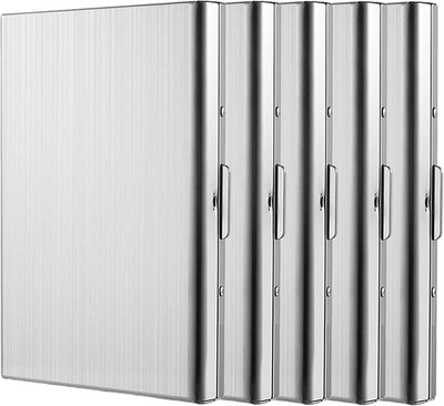 StealODeal 6 Card Holder(Set of 5, Silver)