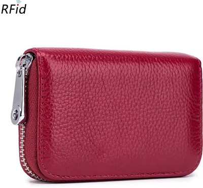 NAZO 1055 red 15 Card Holder(Set of 1, Red)