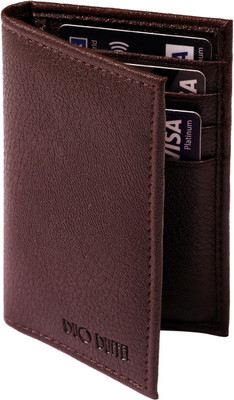 DUO DUFFEL 10 Card Holder(Set of 1, Brown)