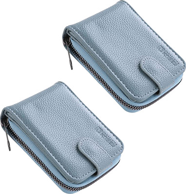 KUBER INDUSTRIES 10 Card Holder(Set of 2, Blue)