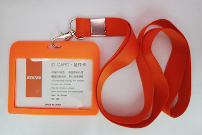 AbhaPrint 1 Card Holder(Set of 1, Orange)