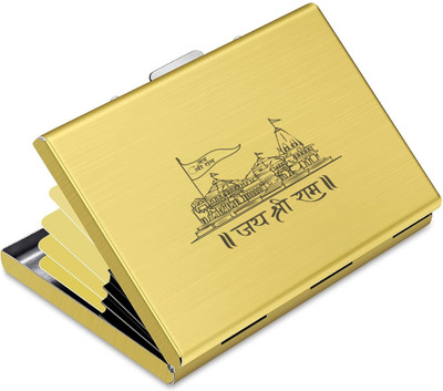 UJJi 6 Card Holder(Set of 1, Gold)